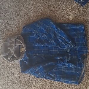 Boy' LL Bean flannel jacket